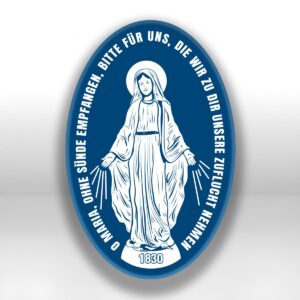 Marienaufkleber