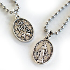 Wundertätige Medaille mit Halskette