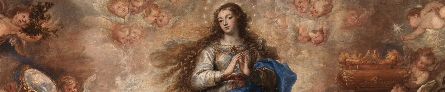 La Inmaculada Concepción, von Francisco Rizi, Museo del Prado, 17. Jahrhundert, Öl auf Leinwand